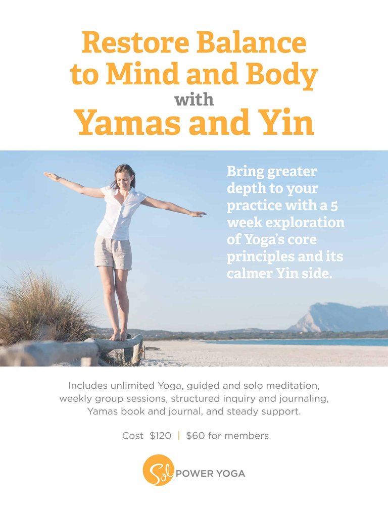 Sol Yamas And Yin Poster Pdf Sol Power Yoga